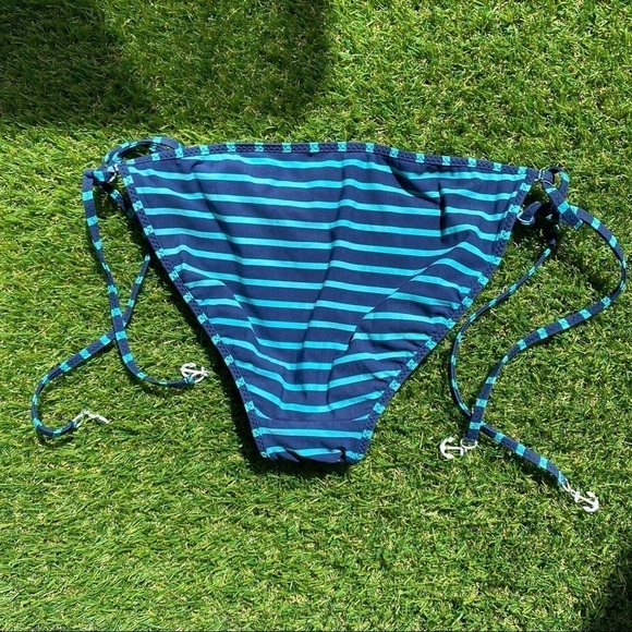 NAUTICAL anchor string bikini bottoms - reversible - Picture 4 of 7